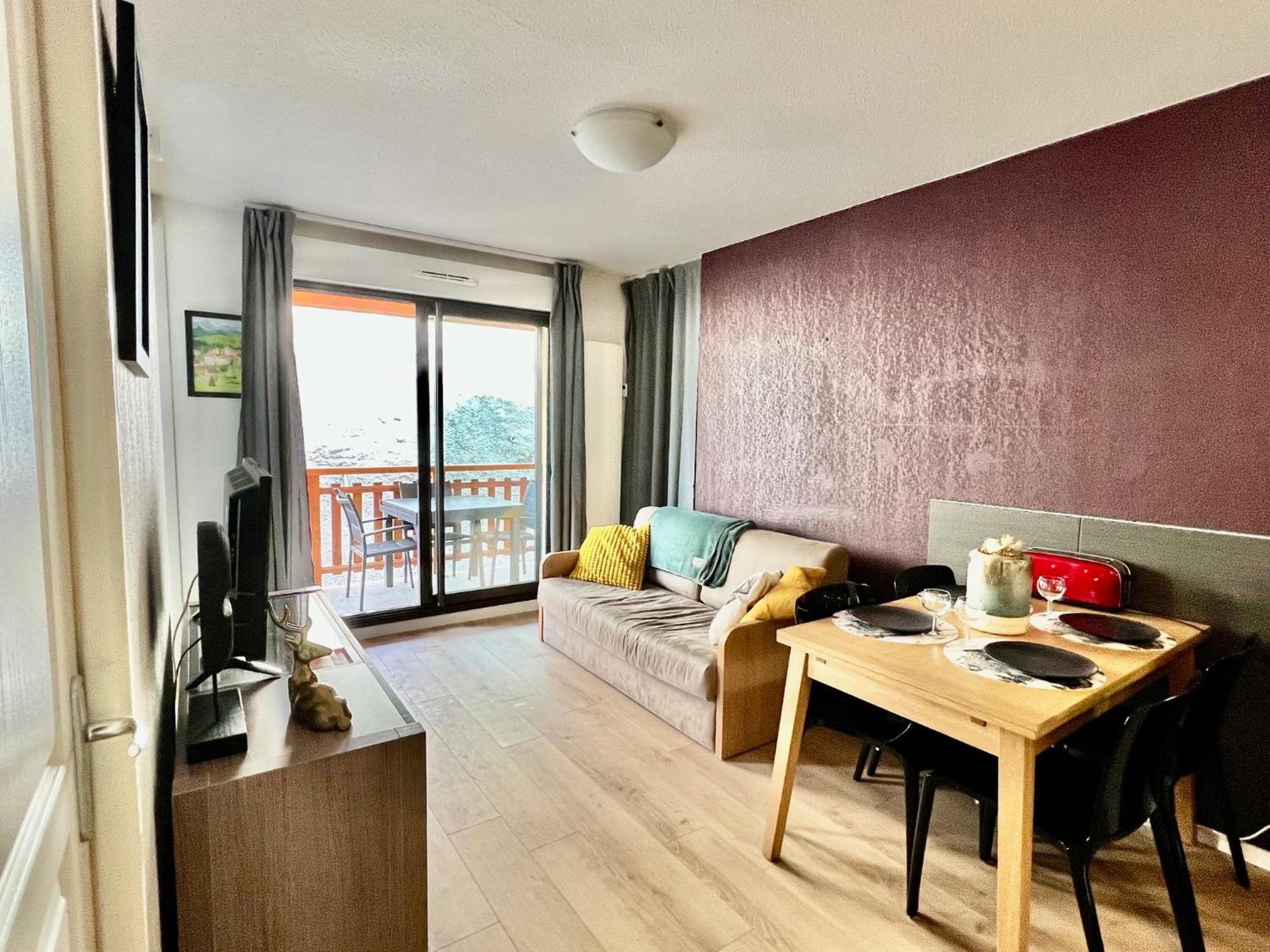 Appartement familial avec parking centre Valberg Péone Extérieur photo
