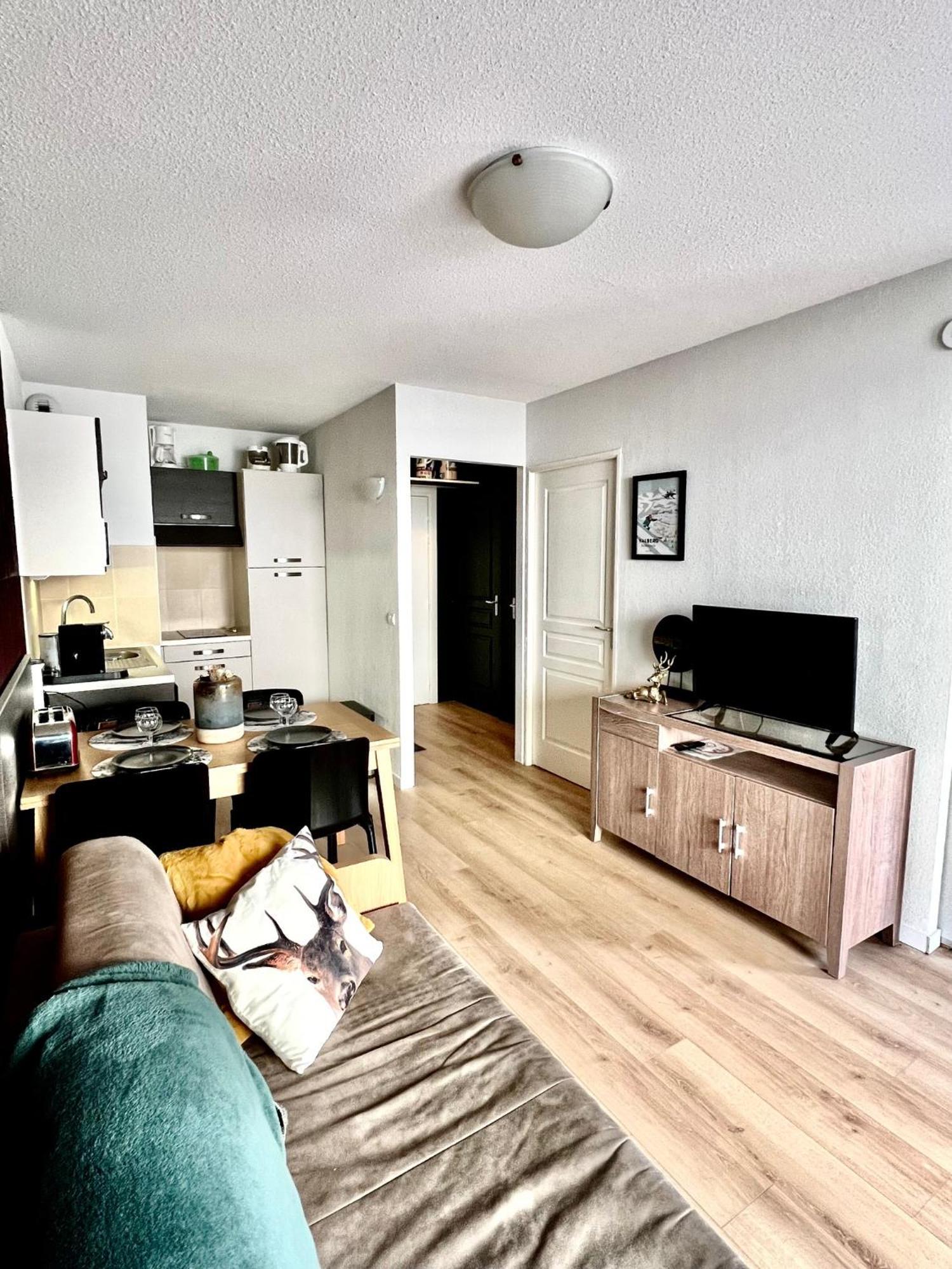 Appartement familial avec parking centre Valberg Péone Extérieur photo
